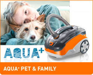 Muita AQUA+ Teknologialla varustettuja vesisuodatusimureita - Pet and Family